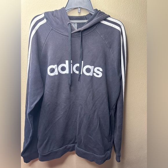 Adidas size small black hoodie with pockets - Picture 1 of 6